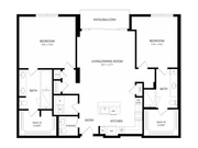B7 2 habitaciones, 2,5 baños, 1516 pies cuadrados