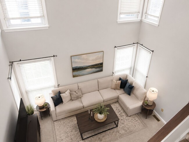 Photo - Spacious End-Unit Townhome Available August 1 | Finished Basement, Fenced Yard & 2-Car Garage