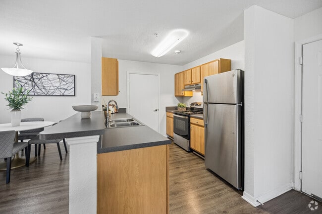 2BR, 2BA - 1,086SF - Kitchen