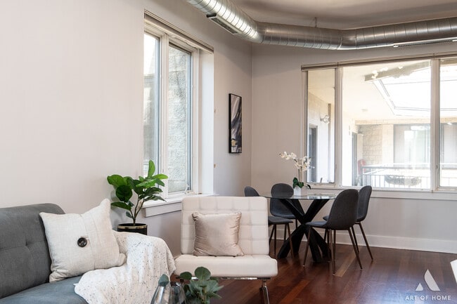 Living Room and Dining Room - 4751 N Artesian Ave #409 Unit 409