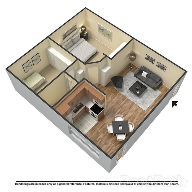 Photo - 2-Bedroom, 1-Bath Unit 75-C