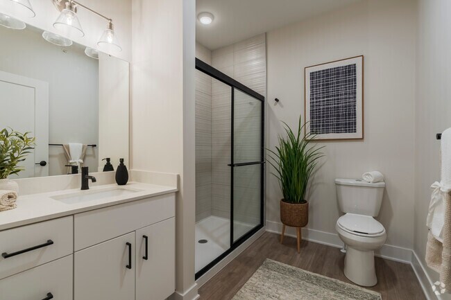 2BR, 2BA - 1,022SF - Pine - Bathroom 1