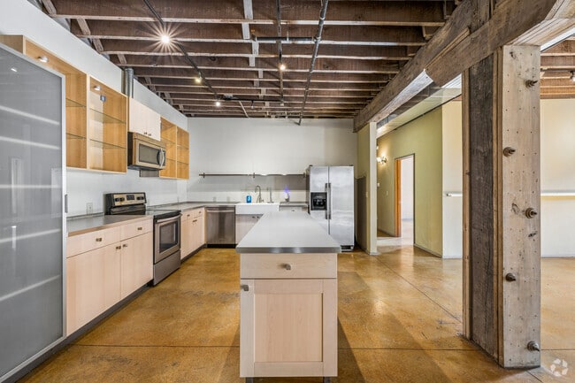 2BR, 2BA - 1,760SF - Kitchen - Harrison Terminal Lofts