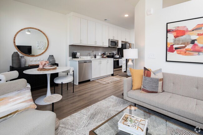 Studio - 575SF Living Room - The Gallery