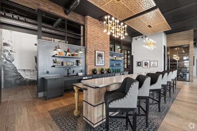 Club Room with Bar Area