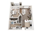 B floor plan 4001 Midtown