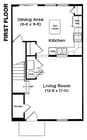 Burhans Village 3 Bedroom First Floor Plan