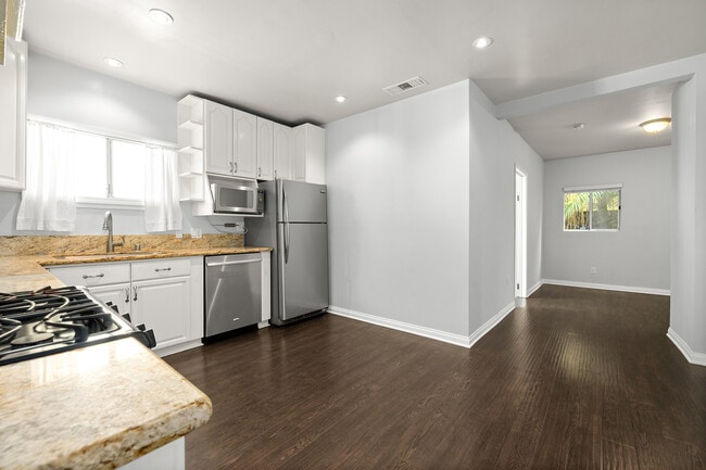 kitchen view into rear of house - 1766 Carmona Ave