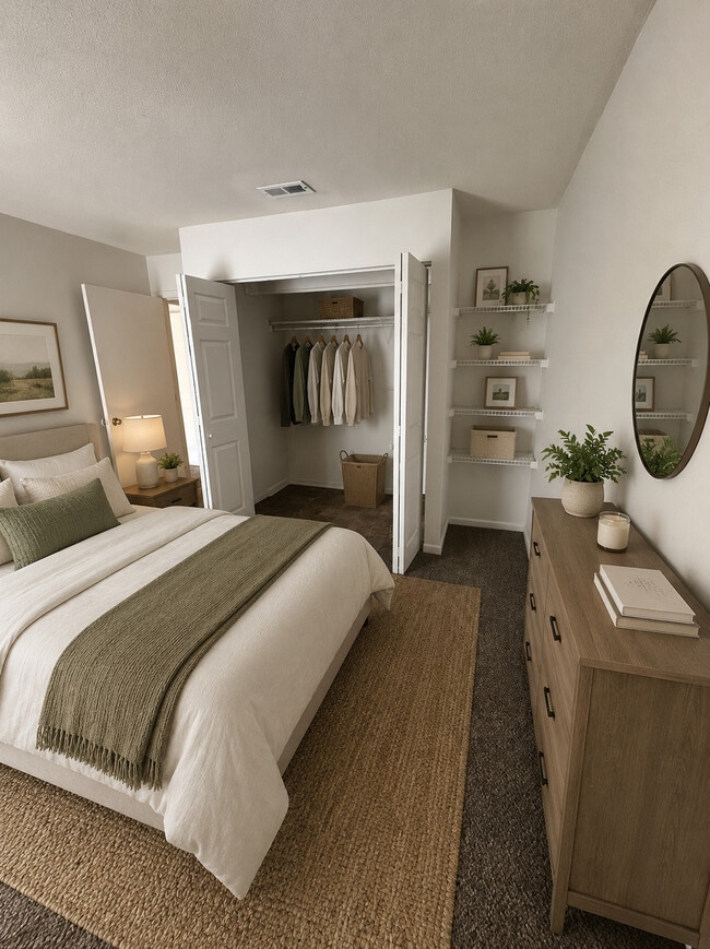 Ai Furnished Bedroom - Castlewood Apartments