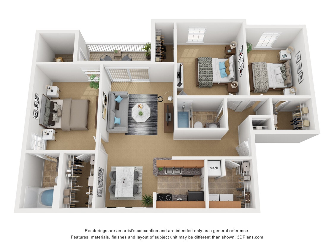 Floor Plan - 3x2 1182