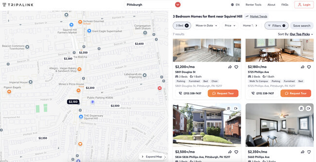 Tripalink Website - 5508 Bartlett St Rental