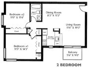 2BR/1BA