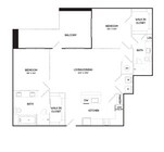 B4B | 2x2 | 1163 sq ft