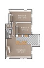 4x2 Town House Downstaris
