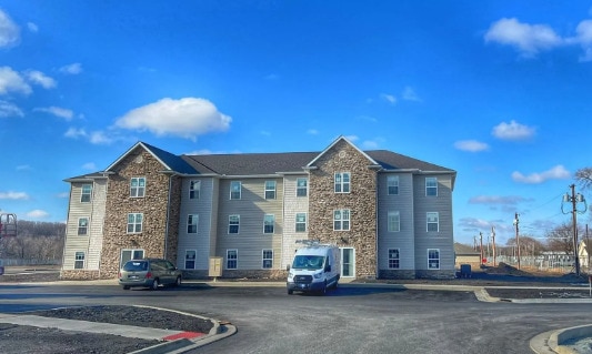 Traditional Apartment Building - Wabash River Commons Apartments