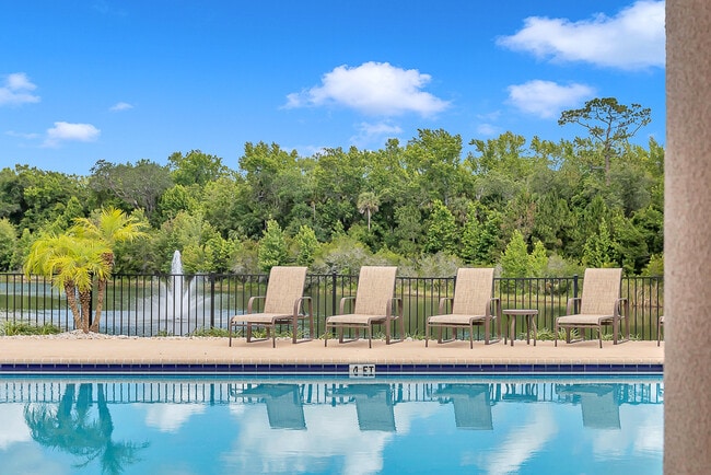 Pool & Sundeck with Lake Views