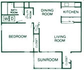 1BR/1BA