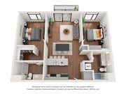 Nova Aquarius 2br floor plan