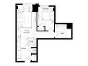 MA20 | 1 Bed | 1 Bath floor plan Verra
