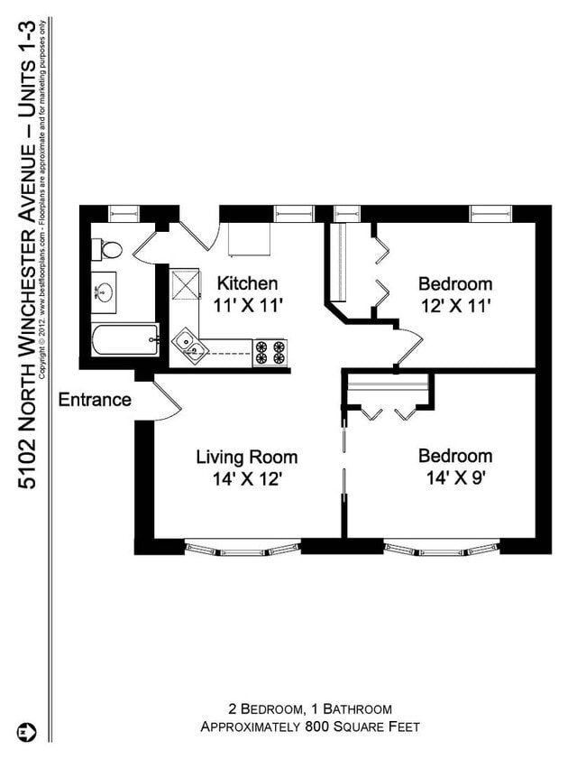 5102 N Winchester Ave Unit 3C