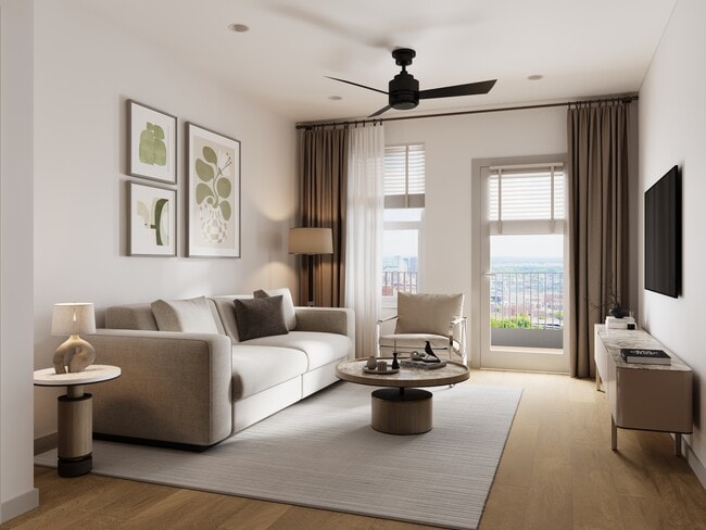 The Flats at Crosspointe Apartment Home Rendering