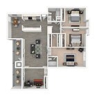 3 BD / 2 BA - 1,440 SF