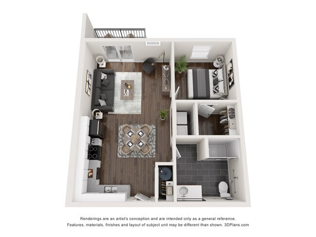 1 Bed/1 Bath ADA - Elmview II Apartments