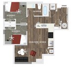 The Two Plus- 656 sqft.