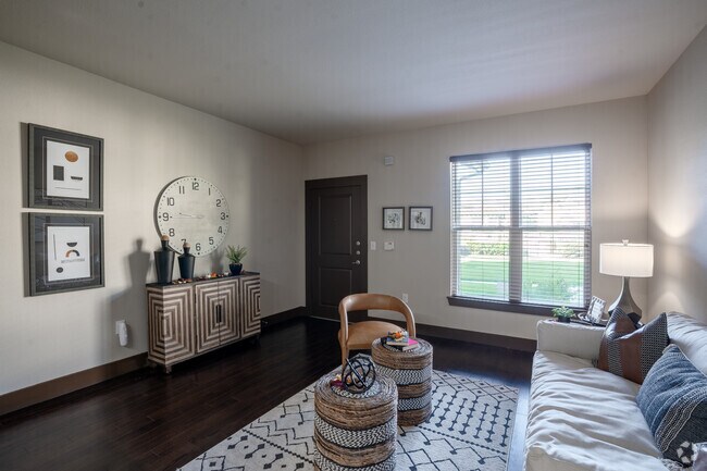 1BR,1BA-782SF-Living Room - Ten Pines at Summerwood