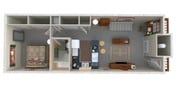 1BR/1BA