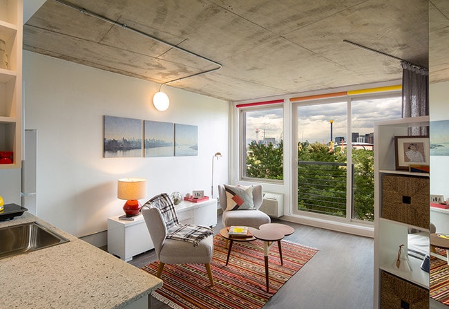 Studio living room