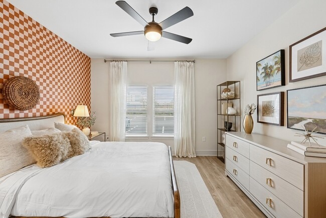 Bedroom with Window and Walk-in Closet