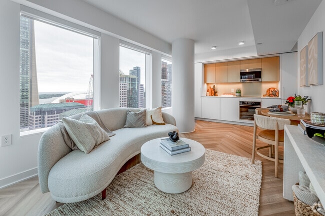 1BR, 1BA - 639SF - Living Room - Toronto House