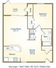 1 Bedroom/ 1 Bath Key Largo