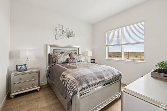 1BR, 1BA - 663SF - Bedroom