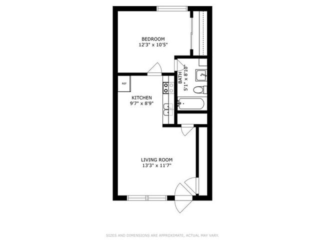 Photo - $875 | 1 Bedroom, 1 Bathroom Apartment | C...