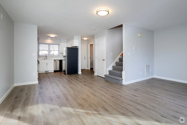 3BR, 1.5BA - 2,000SF - Living Room - 23 Prince Street Apartments