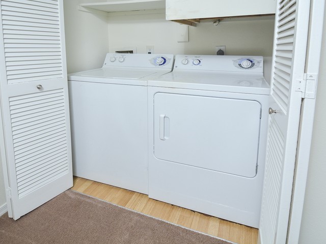 Lavadora/secadora en los apartamentos