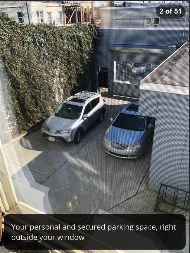 Your car right out back