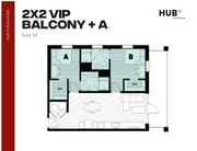 2x2 VIP Balcony + A