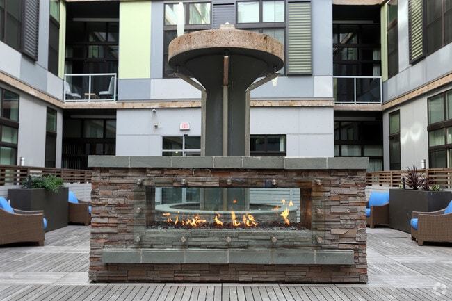 Courtyard Fireplace