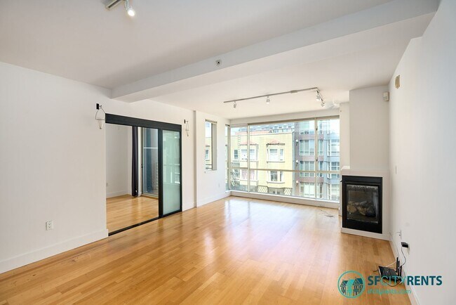 Photo - Polk Gulch: Modern 4th Floor Condo w/ in-unit W/D, Garage Parking & Shared Roof Deck Unit 1635 California St. #46