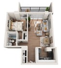 The Clay floor plan Houston House