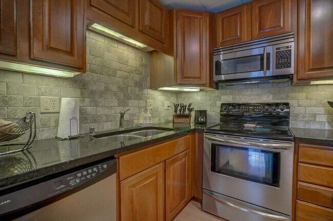 Under-cabinet lighting and solid appliances - 2051 Allen Blvd Unit 201