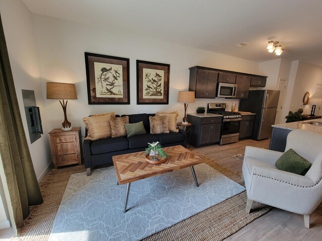 Madison Floor Plan - Living Room & Kitchen - Union Summit