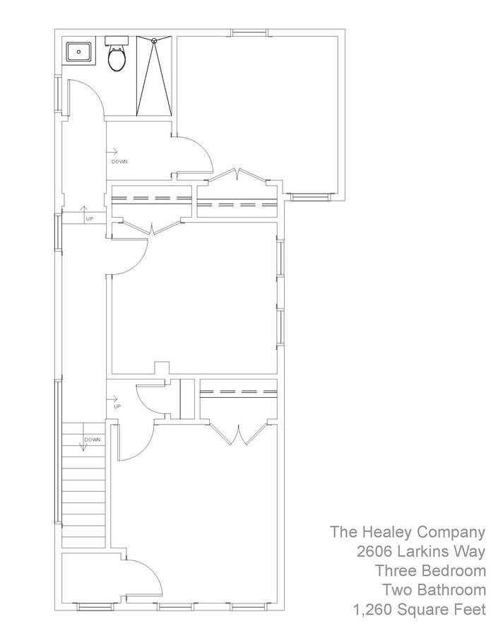2nd Floor Layout - 2606 Larkins Way Unit 4B