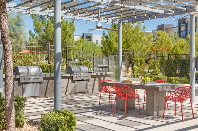 Fire up the grill and enjoy outdoor dining with friends.