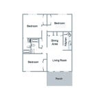 3BR/2BA