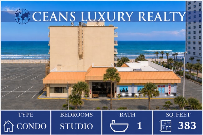 Building Photo - Cozy Studio on the Beach in Daytona Beach Shores Unit 514