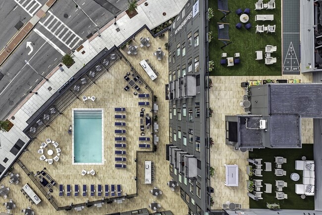 View of Rooftop Lounge and Pool Deck - 51 South
